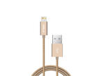 Кабели и Адаптери iWalk Lightning to USB cable Braided Nylon, Gold