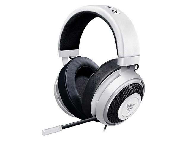 Слушалки Razer Kraken Pro V2 Oval ear cushion, в бяло