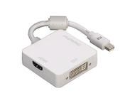 Кабели и Адаптери Адаптер 3 в 1 HAMA 53245, Mini DisplayPort към DVI/ DisplayPort/ HDMI