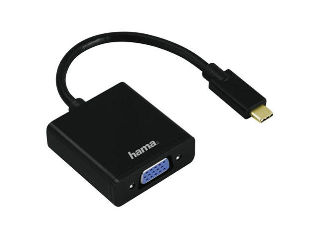 Кабели и Адаптери Адаптер HAMA135727, USB-C - VGA