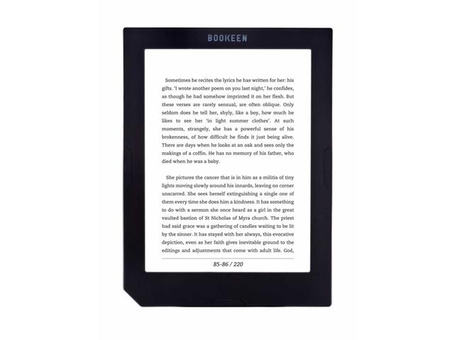 E-reader BOOKEEN SAGA, в черно