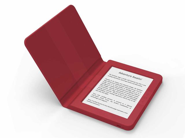 E-reader BOOKEEN SAGA, в червено