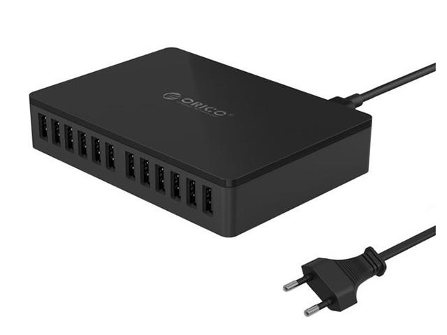 Зарядни устройства Orico Smart Desktop Charger 220V - 100W, 12 порта