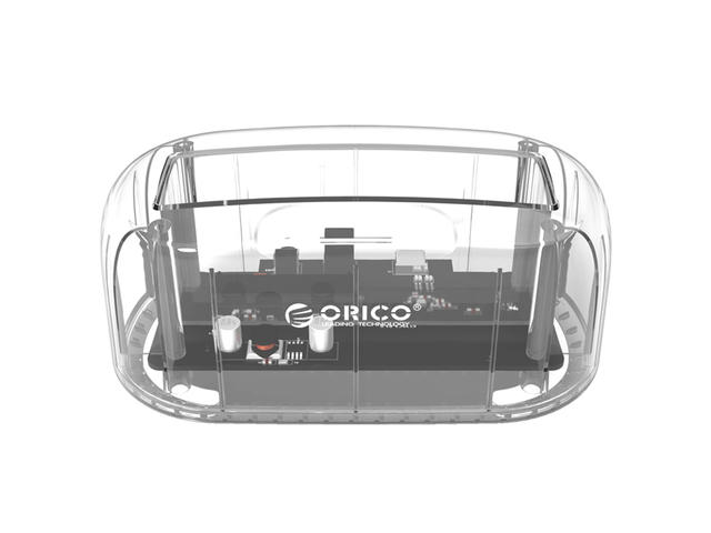 Докинг станции Orico Storage - HDD/SSD Dock - 2.5 / 3.5" USB 3.0, Transparent