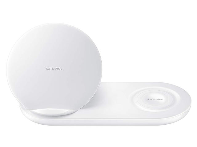 Зарядни устройства Samsung Wireless Charger Duo, в бяло