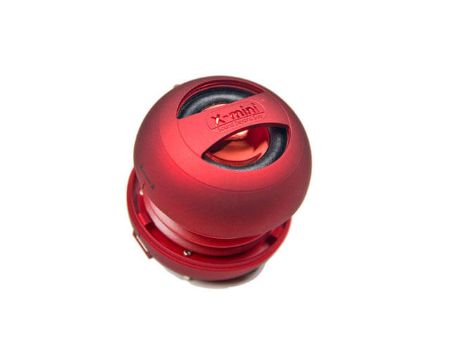 Слушалки XMI X-mini II портативен високоговорител, червен