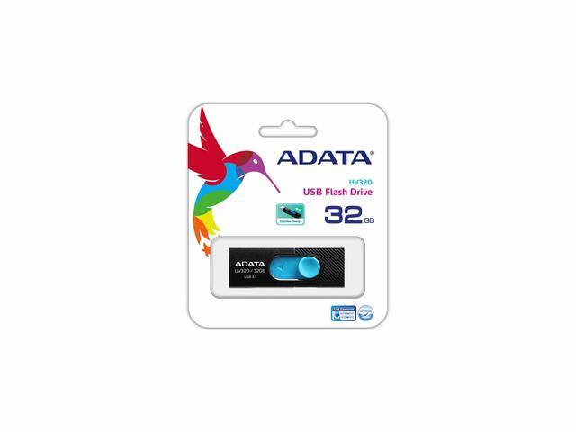 USB памети 32GB ADATA UV220, в черно и синьо
