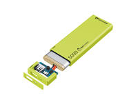 Външни батерии Cellularline FreePower Slim 5000mAh, зелен