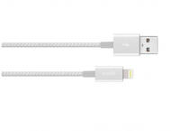 Кабели и Адаптери Moshi Integra USB-A Charge/Sync Cable with Lightning connector - Jet Silver
