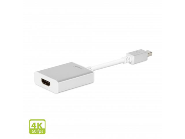 Кабели и Адаптери Moshi Mini DisplayPort to HDMI Adapter Pro (4K - 60Hz) - Silver