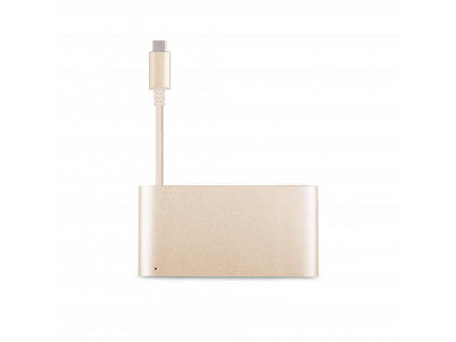 Кабели и Адаптери Moshi USB-C Multiport Adapter - Gold
