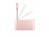 Кабели и Адаптери Moshi USB-C Multiport Adapter - Golden Rose