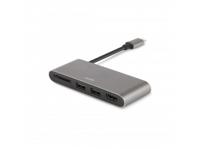 Кабели и Адаптери Moshi USB-C Multimedia Adapter - Titanium Gray