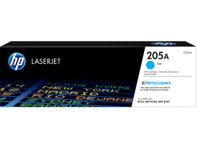 Консумативи Оригинален HP 205A Original Cyan LaserJet Toner Cartridge