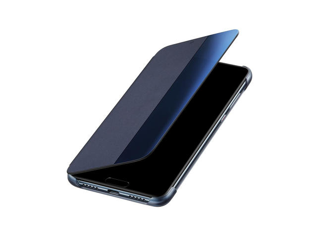 Калъфи Huawei P20 PU View Protective Cover, синьо