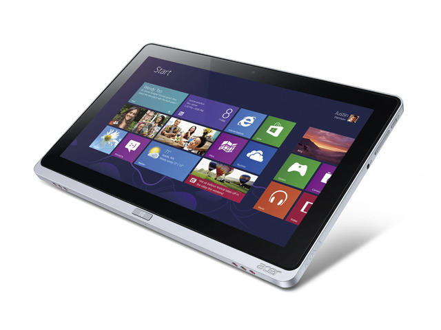 Таблети Acer Iconia Tab W700P 128GB, сребрист цвят