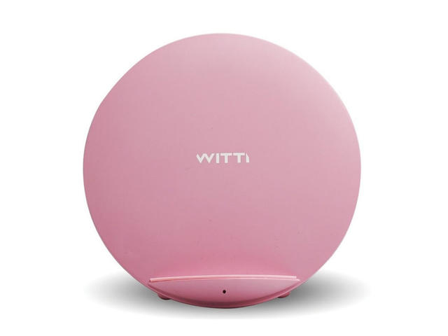 Зарядни устройства WITTI Candi Qi Wireless Charging Station, розова