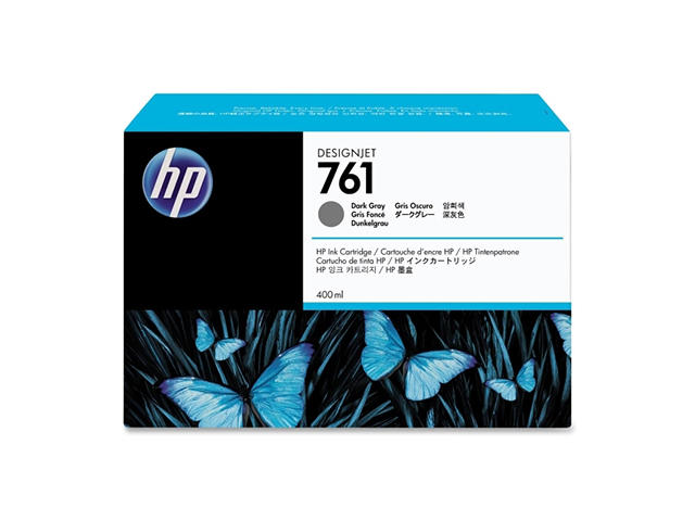 Консумативи Оригинален HP 761 400-ml Dark Gray Designjet Ink Cartridge