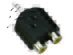 Кабели и Адаптери VCom Адаптер 3.5mm Stereo M / 2x RCA F - CA501
