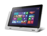 Таблети Acer Iconia Tab W700 64GB, сребрист цвят, клавиатура, калъф