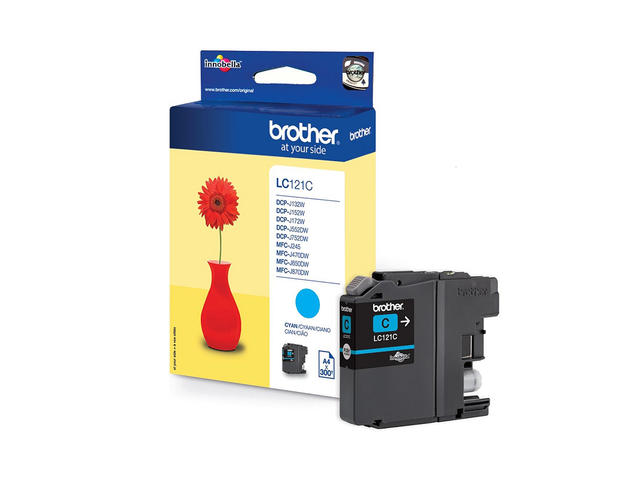 Консумативи Оригинален Brother LC-121 Cyan Ink Cartridge