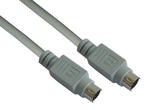 Кабели и Адаптери VCom Кабел PS/2 6pin M/M - CK001-1.5m