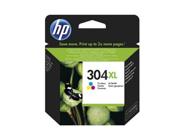 Консумативи Оригинален HP 304XL Tri-color Ink Cartridge