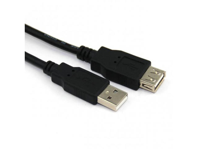 Кабели и Адаптери VCom Кабел USB 2.0 AM / AF Black - CU202-B-1.5m