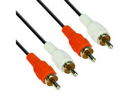 Кабели и Адаптери VCom Аудио кабел RCA 2x M / RCA 2x M - CV022-5m