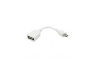 Кабели и Адаптери VCom Кабел OTG USB AF / Micro USB - CU226A-W-0.2m