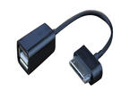 Кабели и Адаптери VCom Кабел OTG Samsung M / USB AF Black - CU277-0.15m