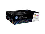 Консумативи Оригинален HP 128A CYM Tri-Pack LaserJet Toner Cartridge