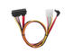 Кабели и Адаптери VCom Кабел SATA+Power Combo cable - CH321-0.45m