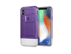 Калъфи Spigen Classic C1 кейс за iPhone X, лилав