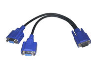 Кабели и Адаптери VCom VGA splitter HD15 M - 2xHD15 F - CG021-B-0.2m