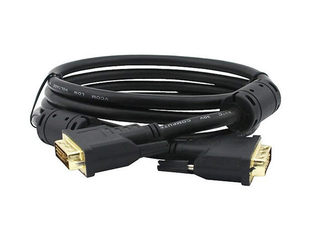 Кабели и Адаптери VCom Кабел DVI 24+1 Dual Link M / M +2 Ferrite - CG441GD-2m