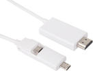 Кабели и Адаптери VCom Adapter Micro USB to HDMI MHL cable - CG704-3m