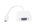 Кабели и Адаптери VCom Adapter Mini HDMI CM to VGA F White - CG592-0.15m