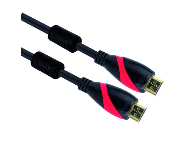 Кабели и Адаптери VCom Кабел HDMI M / M Ultra HD 4k2k Gold +2 Ferrite v1.4 ethernet 3D - CG525D-20m
