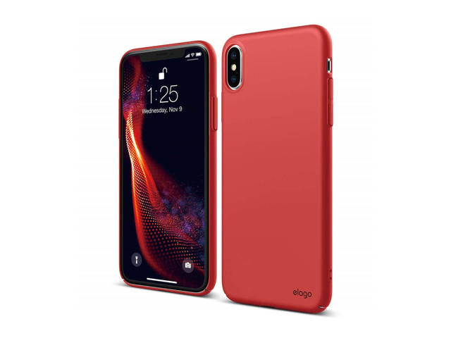 Калъфи Elago Slim Fit калъф за iPhone XS Max, червен