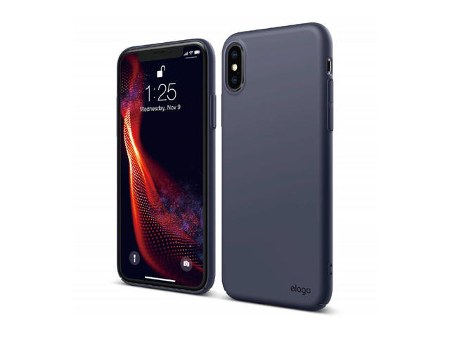 Калъфи Elago Slim Fit калъф за iPhone X / Xs, тъмносин
