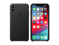 Калъфи Apple iPhone XS Max Leather Case, черен