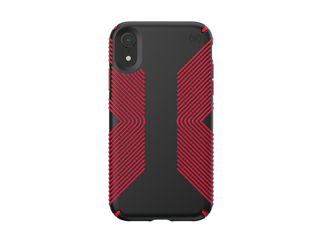 Калъфи Speck iPhione XR Presidio Grip, черен/червен