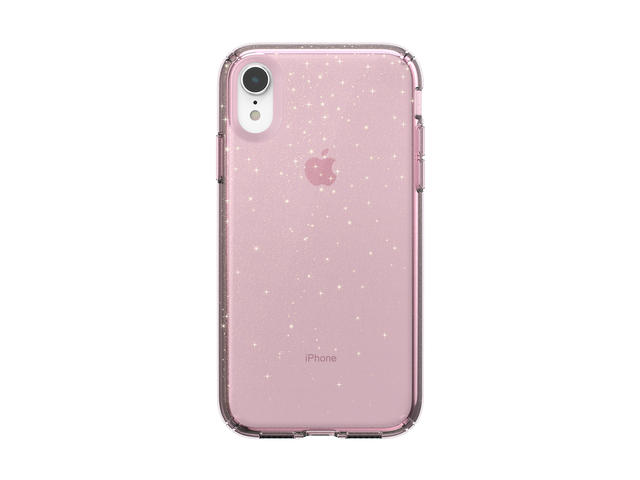 Калъфи Speck iPhione XR Presidio Clear + Glitter, розов