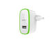 Зарядни устройства Belkin USB Main Charger 2.1A, в бяло