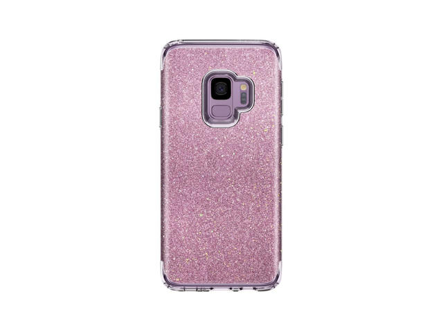 Калъфи Spigen Slim Armor Glitter калъф за Samsung Galaxy S9, розов