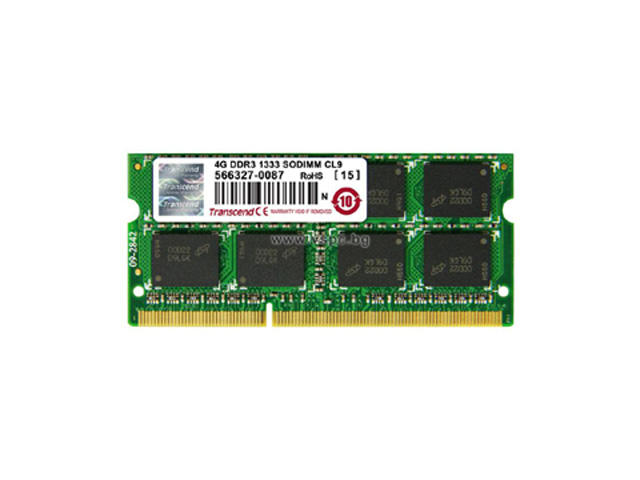 Оперативна памет 4GB DDR3 1333MHz Transcend