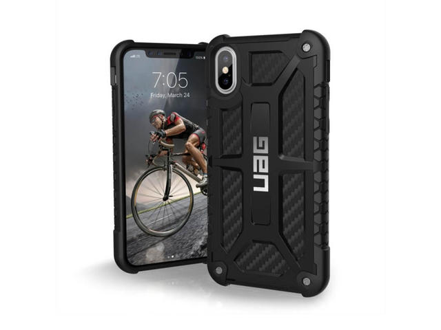 Калъфи Urban Armor Gear Monarch калъф за iPhone Xs Max, черен-карбон