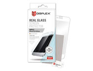 Защитно фолио Displex Real Glass 10H 3D протектор за iPhone 8 Plus, iPhone 7 Plus, iPhone 6S Plus, бял