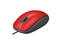 Мишки Logitech M110 Silent - в червено